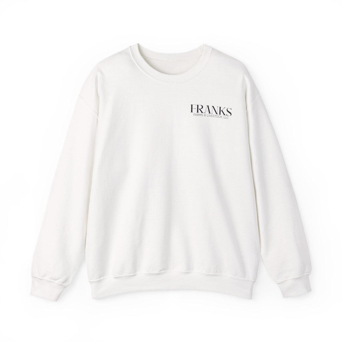Franks Farms & Livestock Front Print Only Crewneck product image 2