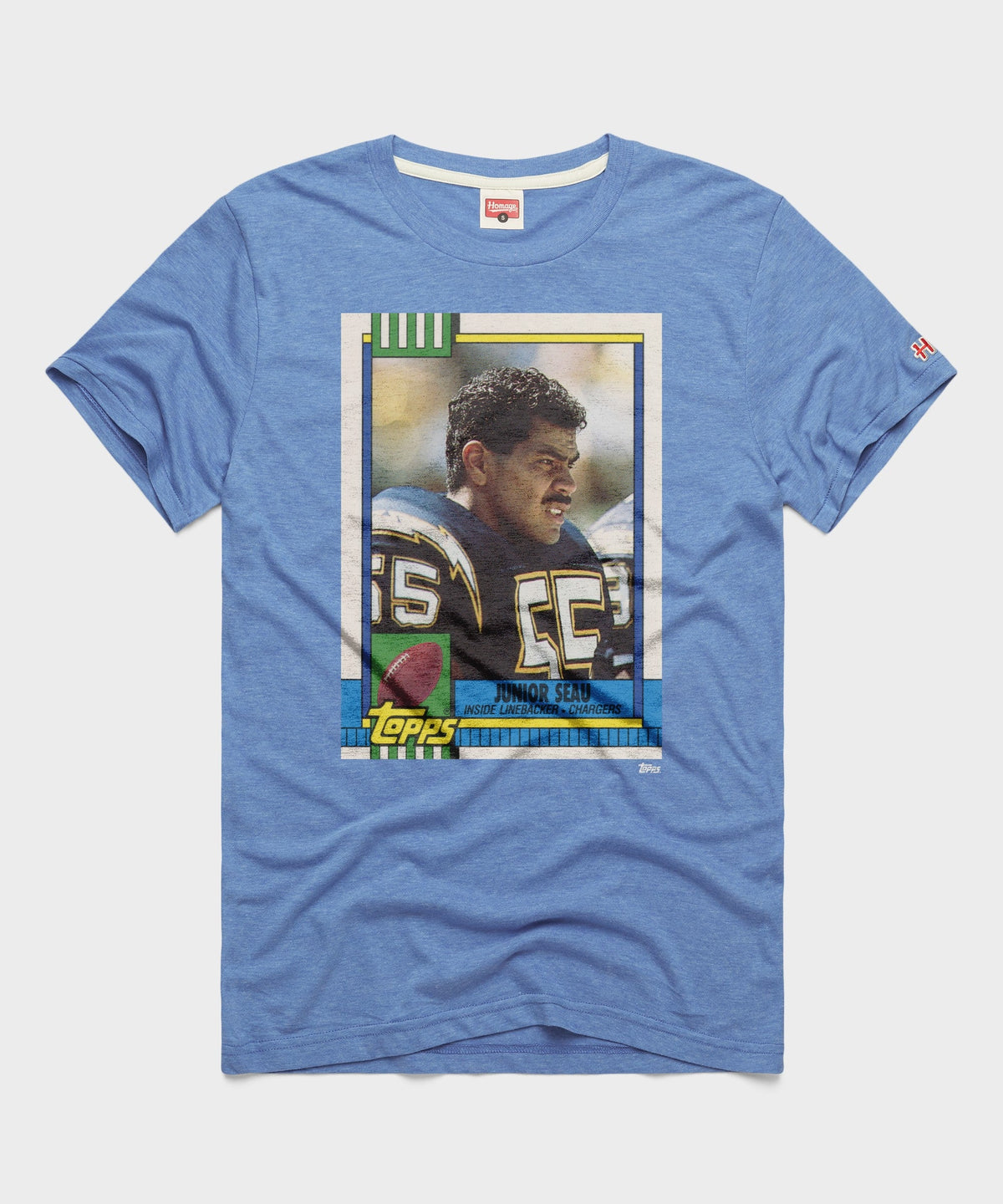1990 Topps Football Junior Seau Chargers product image 1