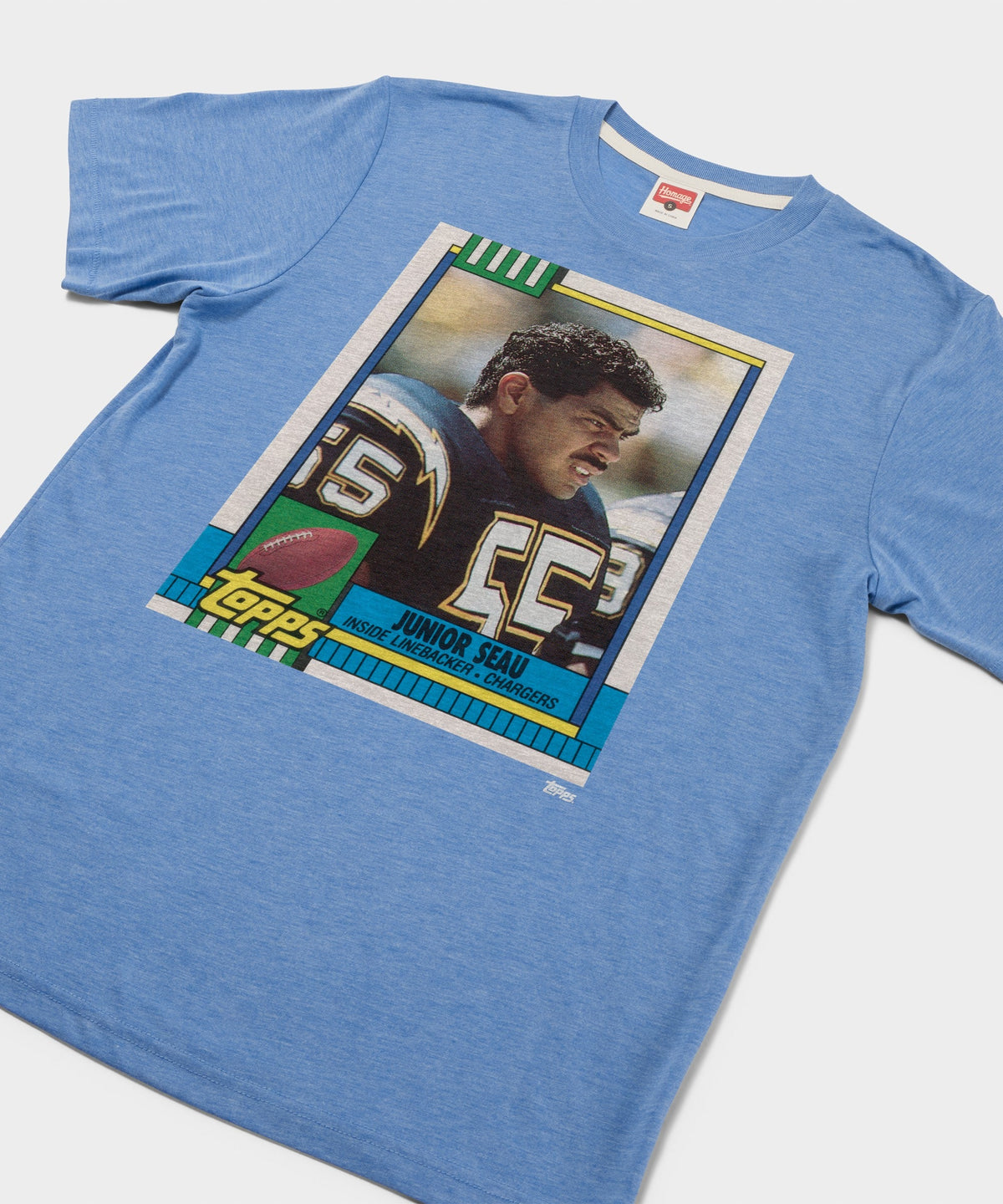 1990 Topps Football Junior Seau Chargers product image 2