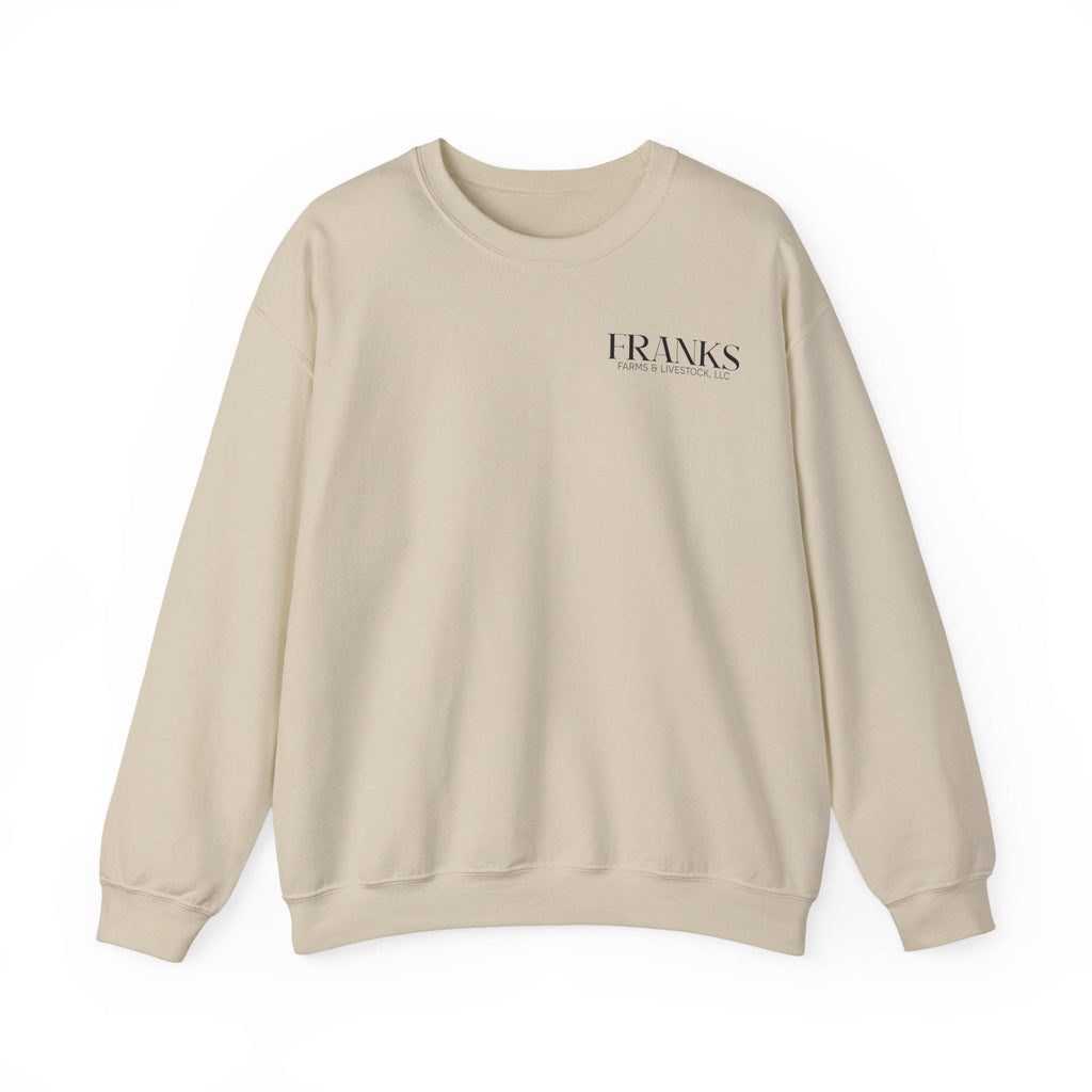 Franks Farms & Livestock Front Print Only Crewneck product image 3