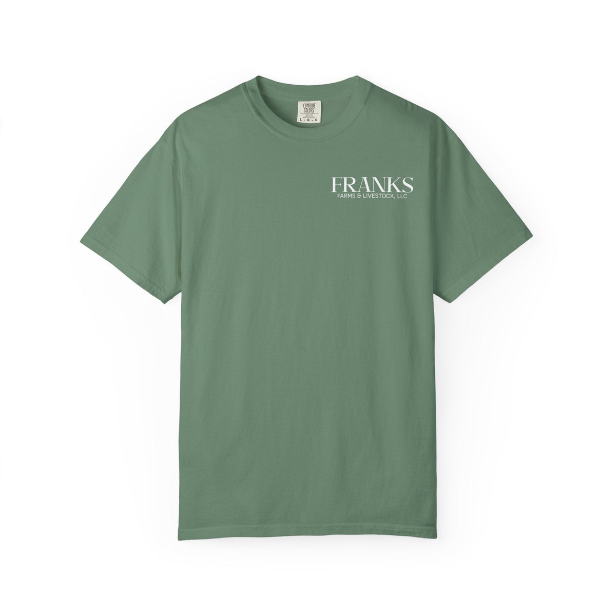 Franks Farms & Livestock Front Print Only Comfort Colors product image 4