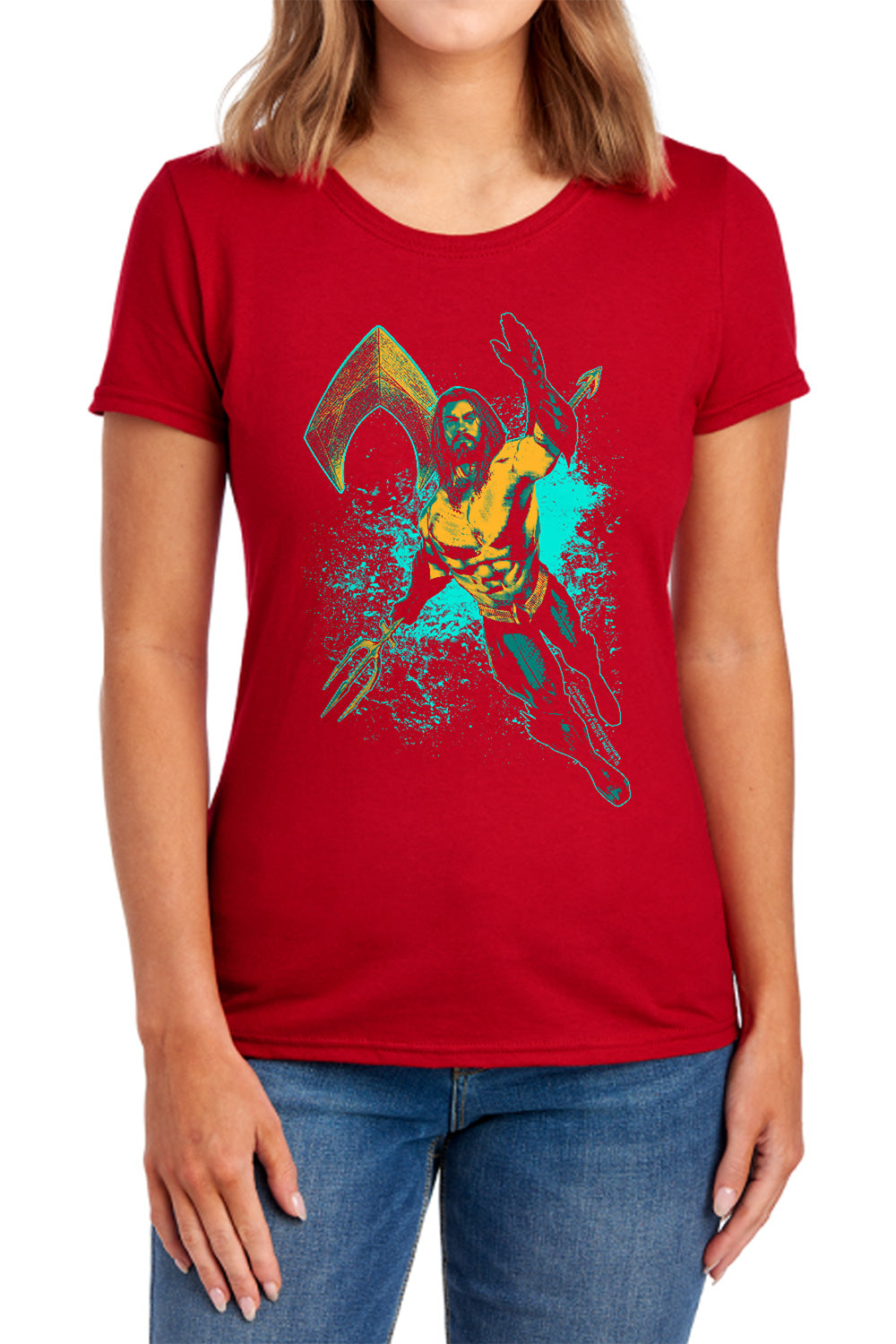 Aquaman Movie - Make A Splash Women's Short Sleeve product image 1