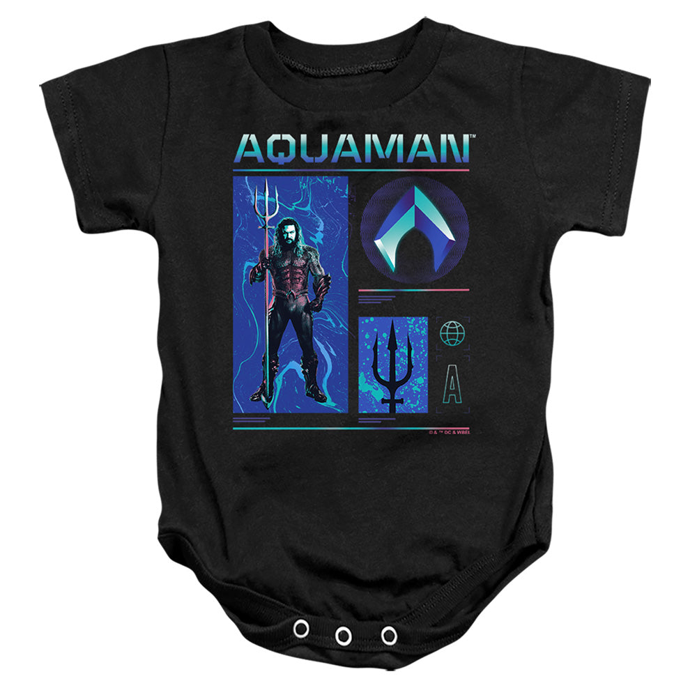 Aquaman And The Lost Kingdom - Aquaman Stats Infant Snapsuit