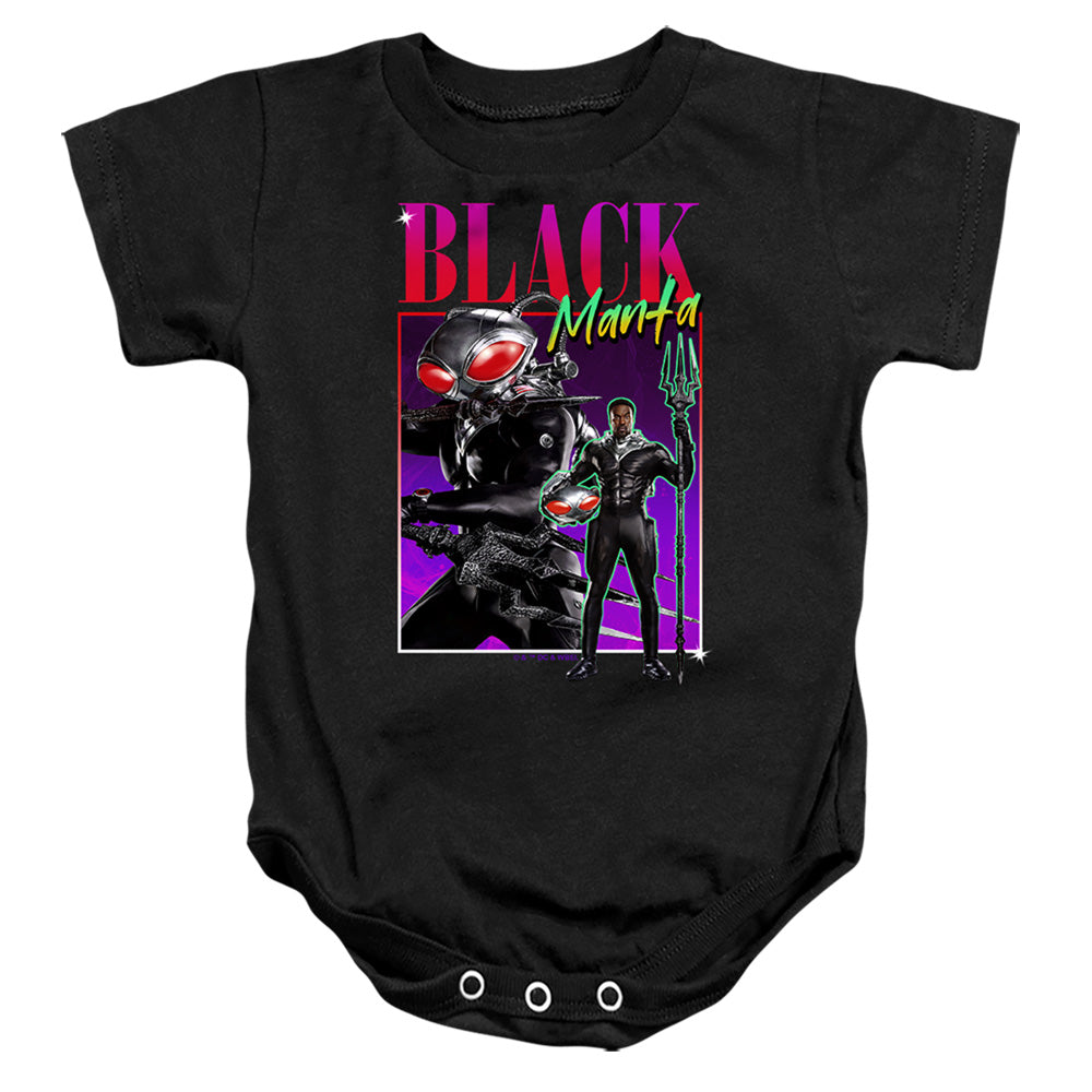Aquaman And The Lost Kingdom - 90's Style Black Manta Infant Snapsuit