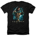 Aquaman Movie - Trident Adult Regular Fit Heather Short product image 1