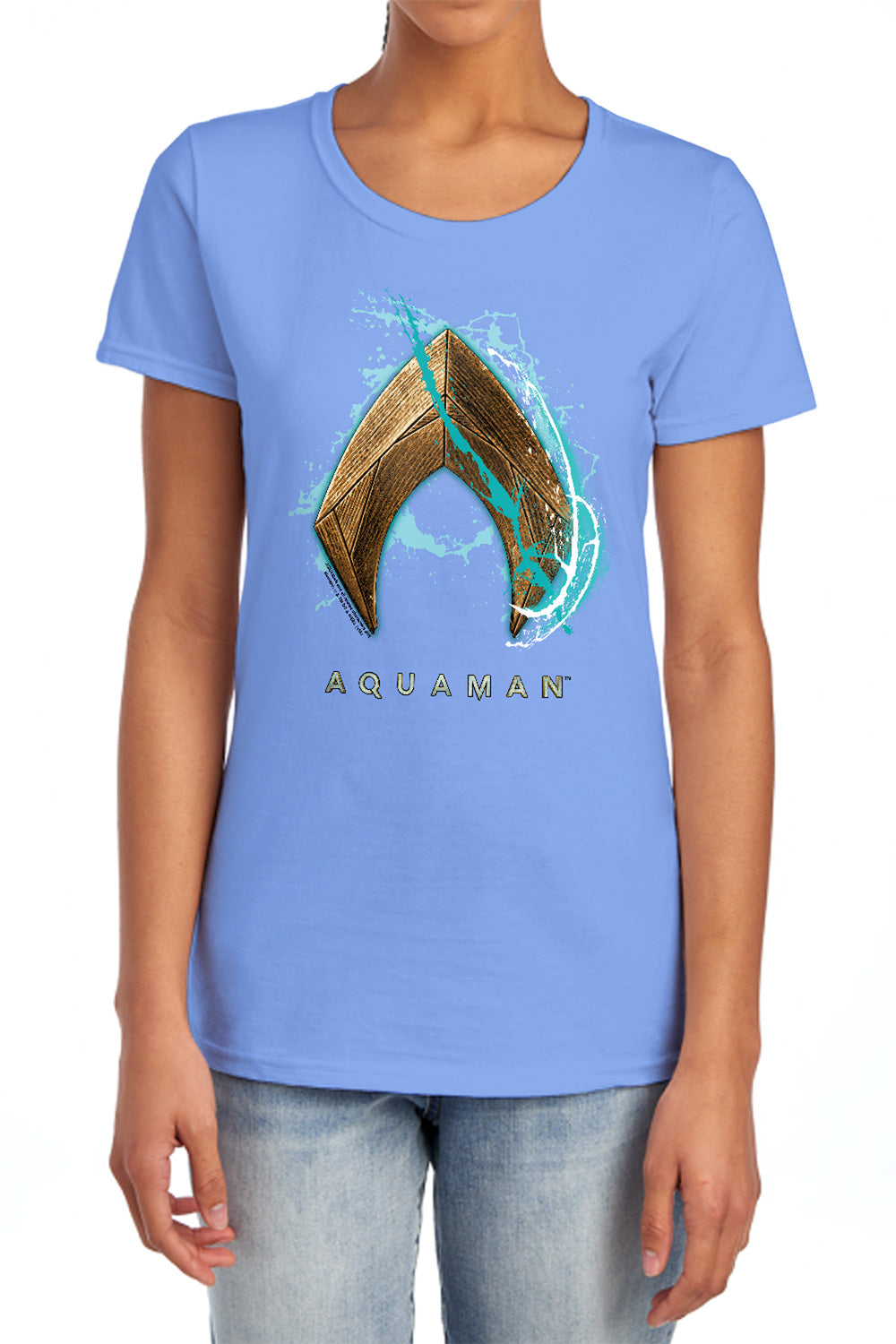 Aquaman Movie - Water Shield Women's Short Sleeve product image 1