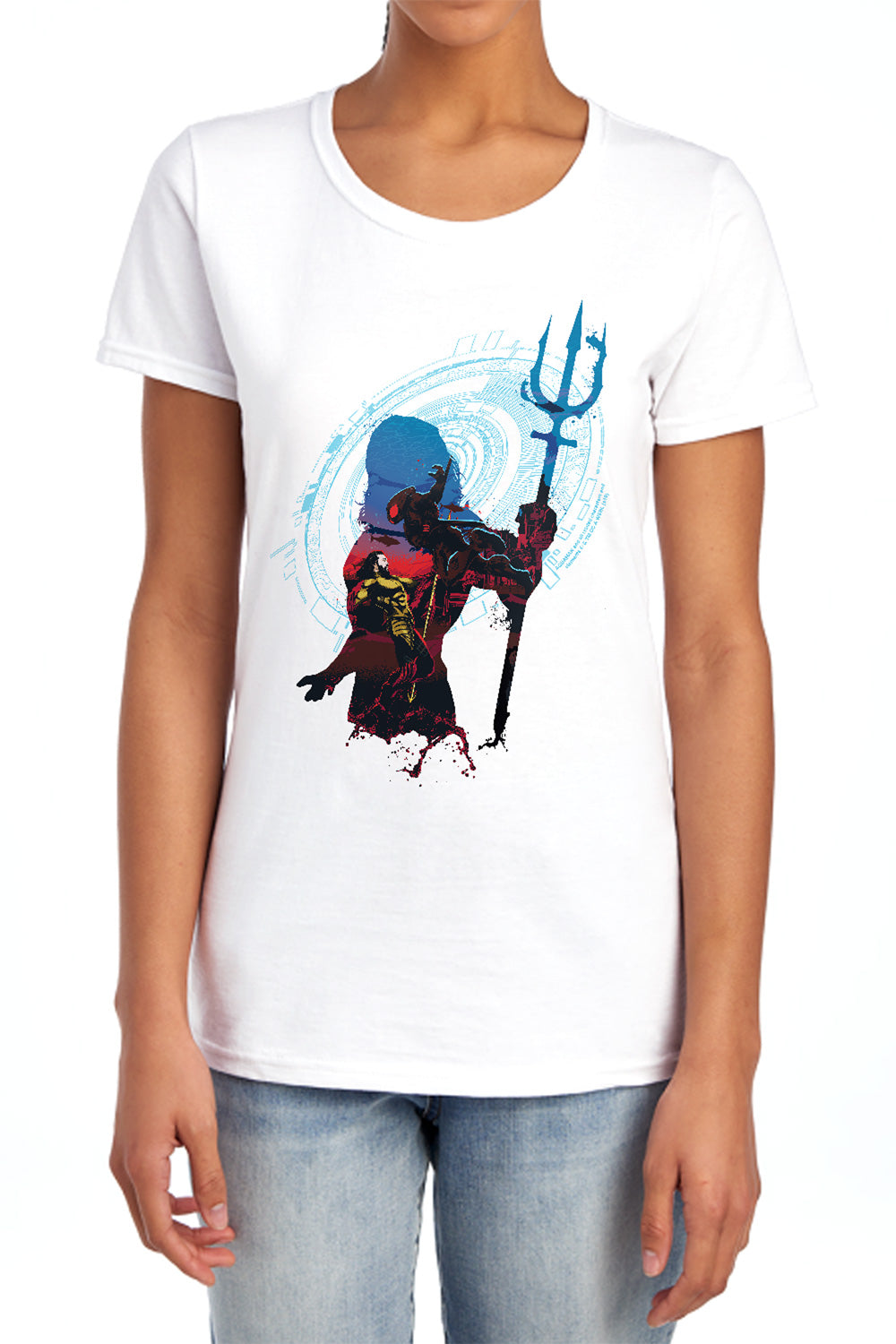 Aquaman Movie - Silhouette Women's Short Sleeve product image 1