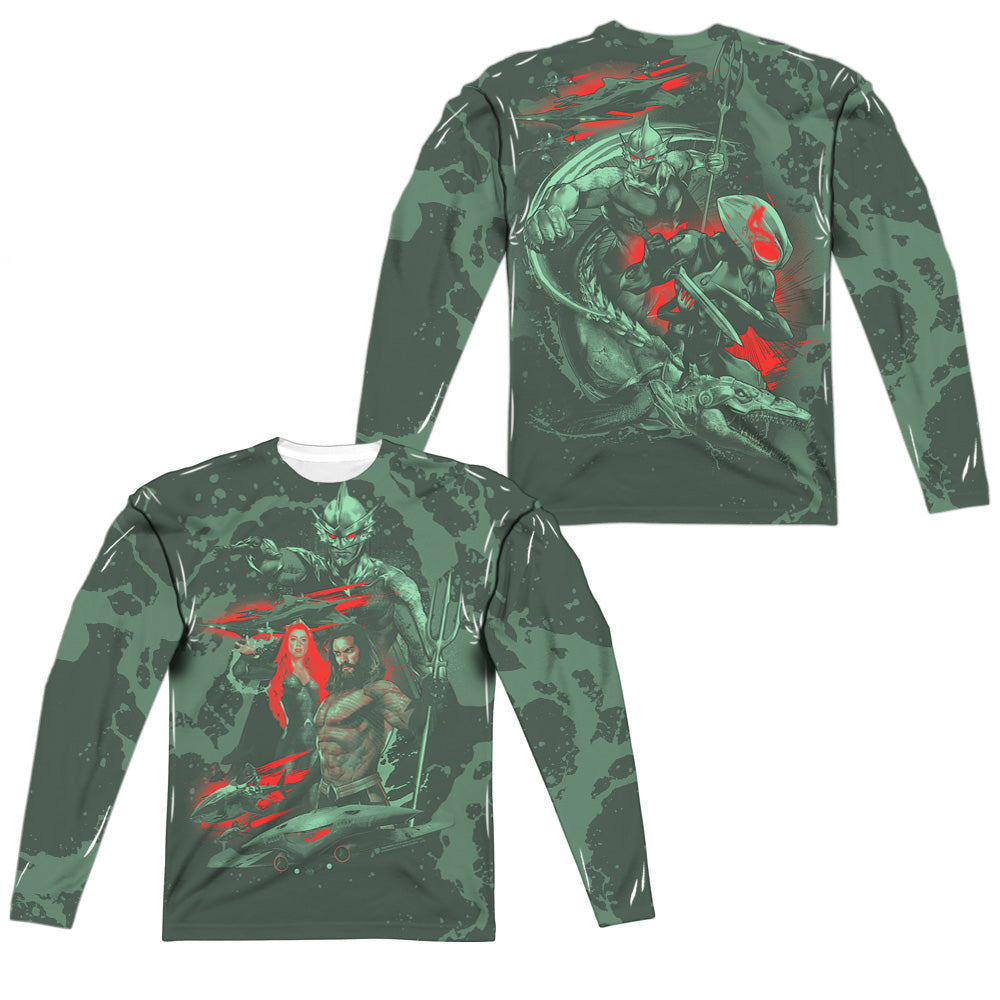 Aquaman Movie - Good And Evil L - S Adult Poly Crew product image 1