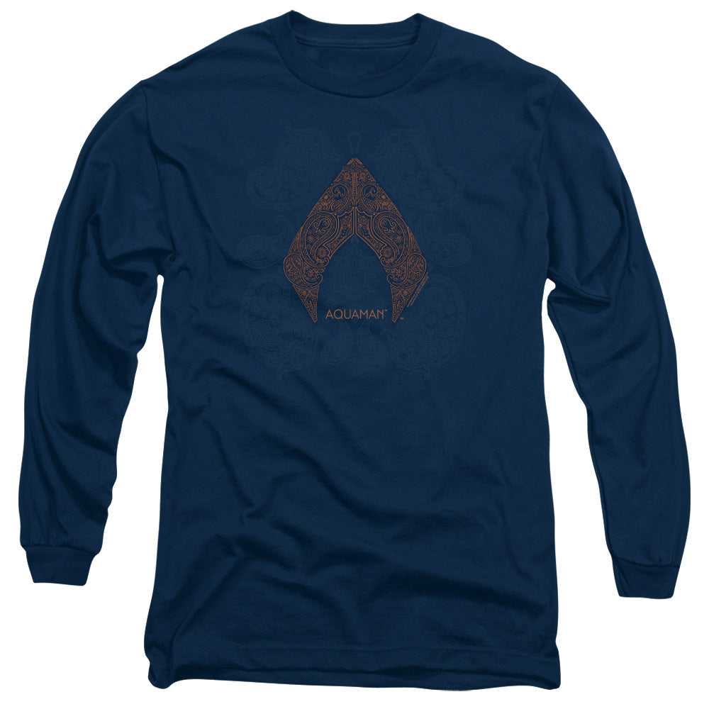 Aquaman Movie - Aqua Paisley Adult Long Sleeve product image 1