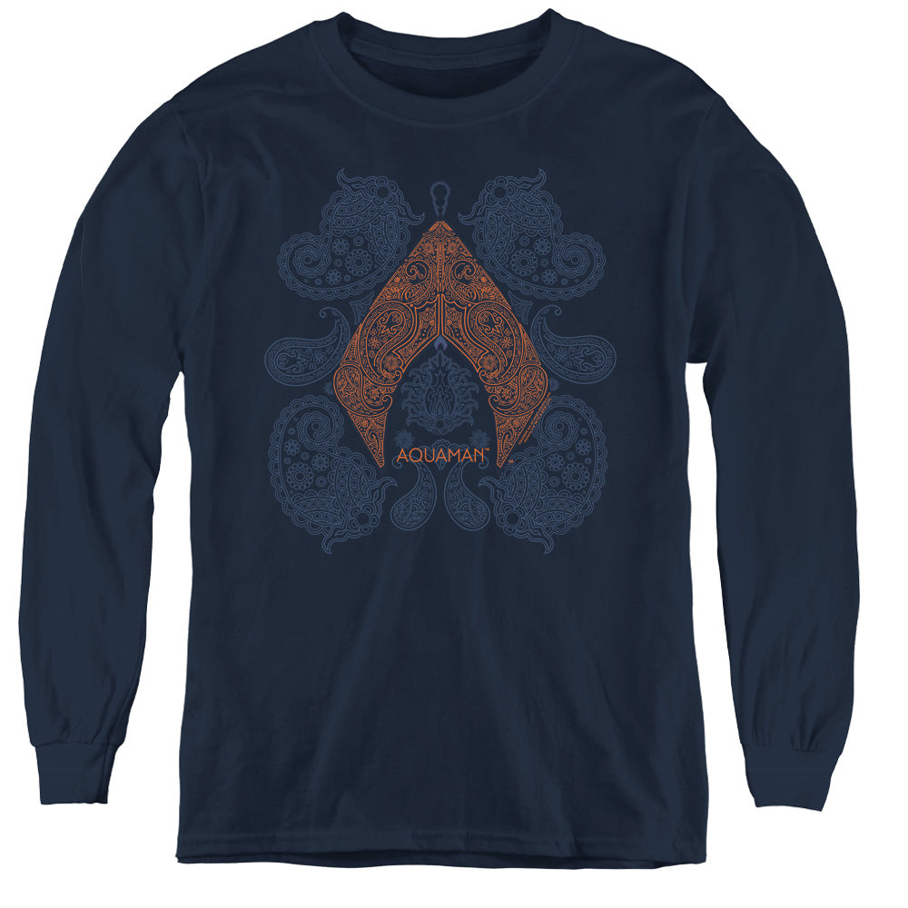 Aquaman Movie - Aqua Paisley L - S Youth product image 1