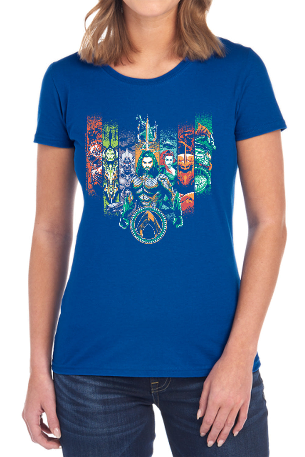 Aquaman Movie - Unite The Kingdoms Women's Short Sleeve product image 1