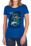 Aquaman Movie - Swimming With Sharks Women's Short Sleeve product image 1