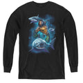 Aquaman Movie - Swimming With Sharks L - S Youth product image 1
