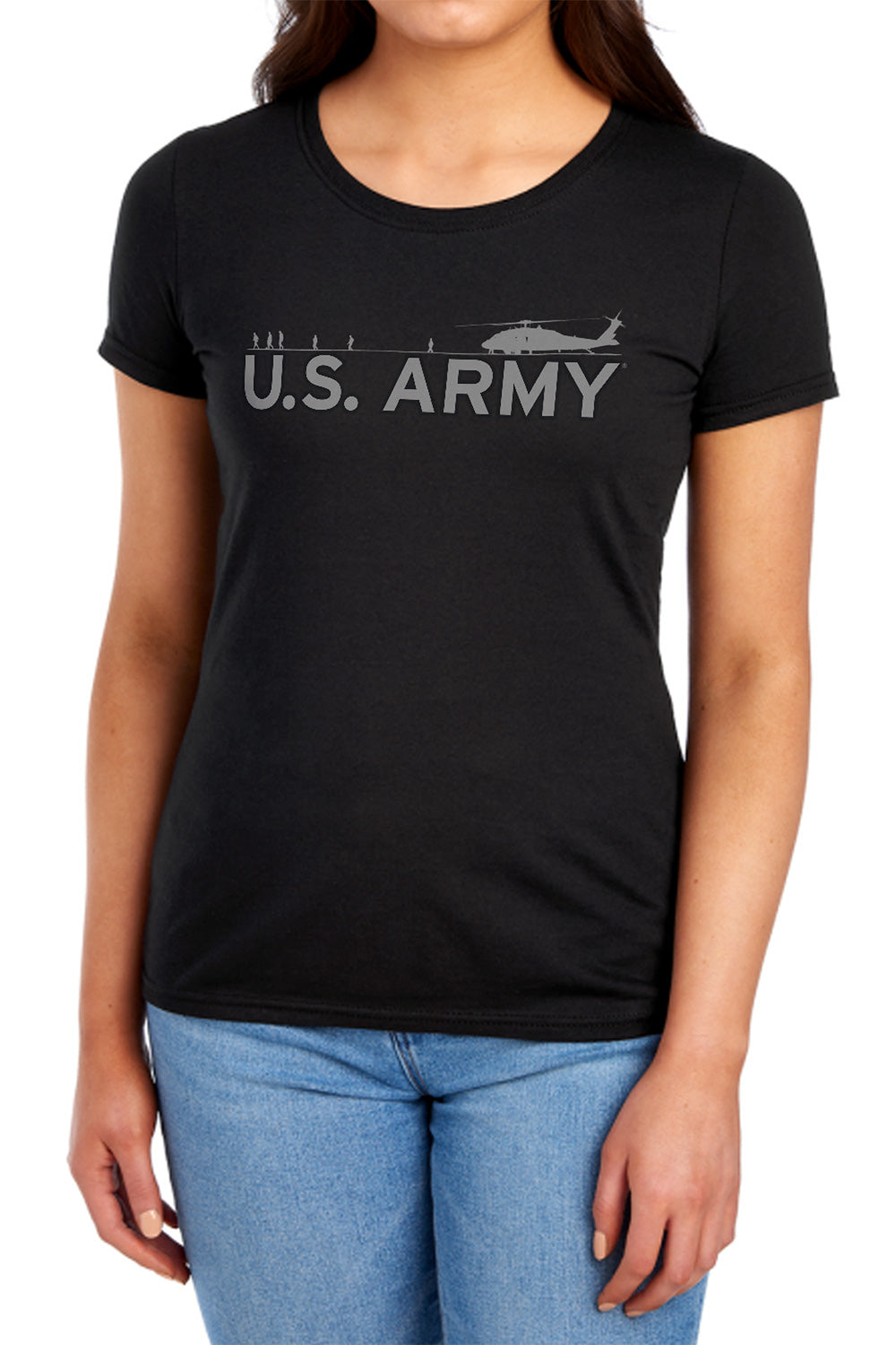 Army - Helicopter Women's Short Sleeve product image 1