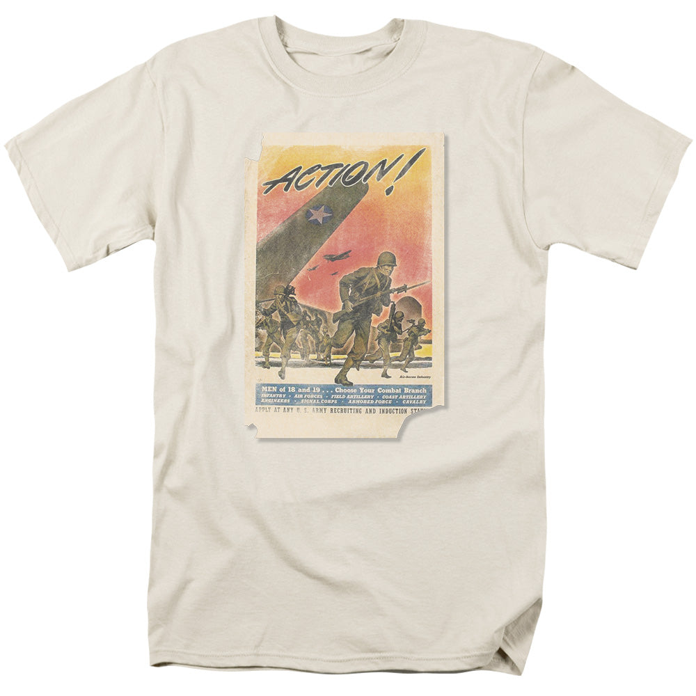 Army - Action Poster Adult Regular Fit Short Sleeve