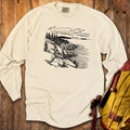 Acadia Line Drawing Cotton Long Sleeve product image 1