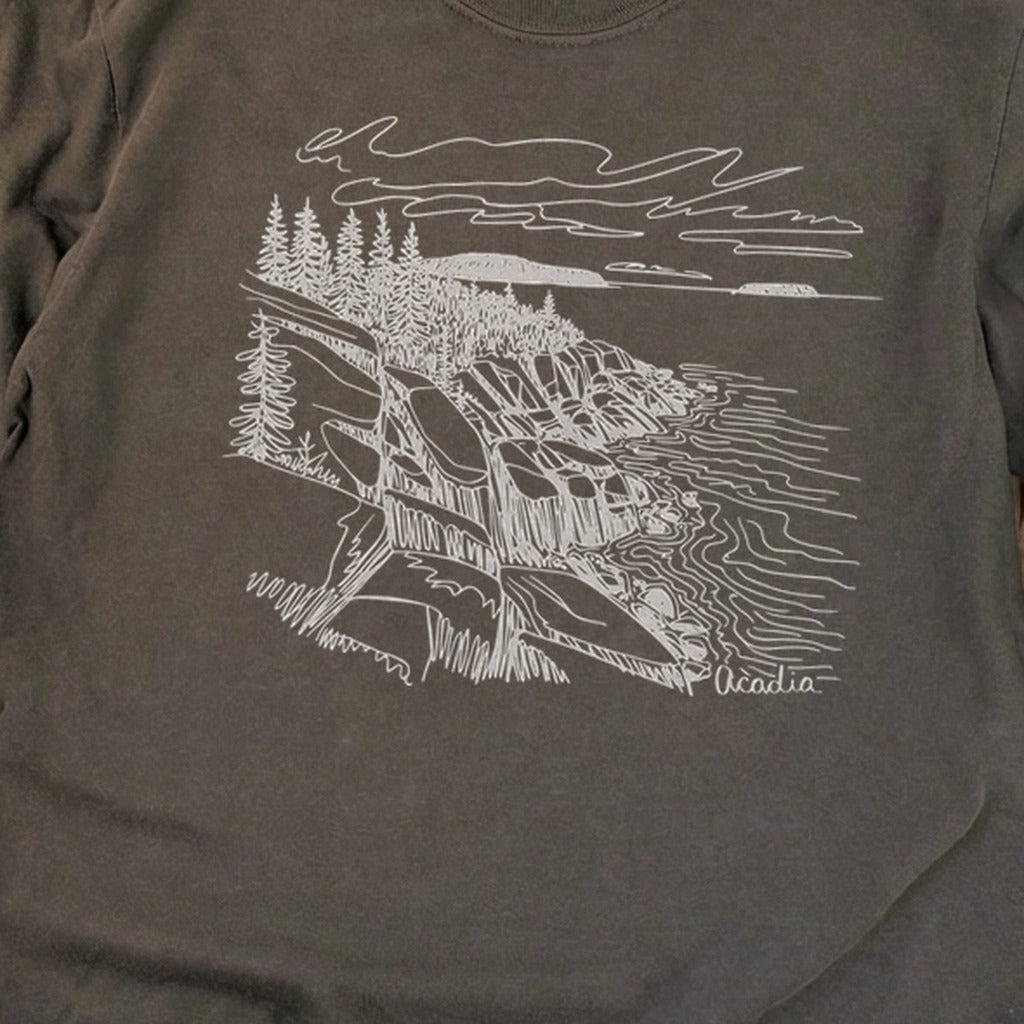 Acadia Line Drawing Cotton Long Sleeve product image 28