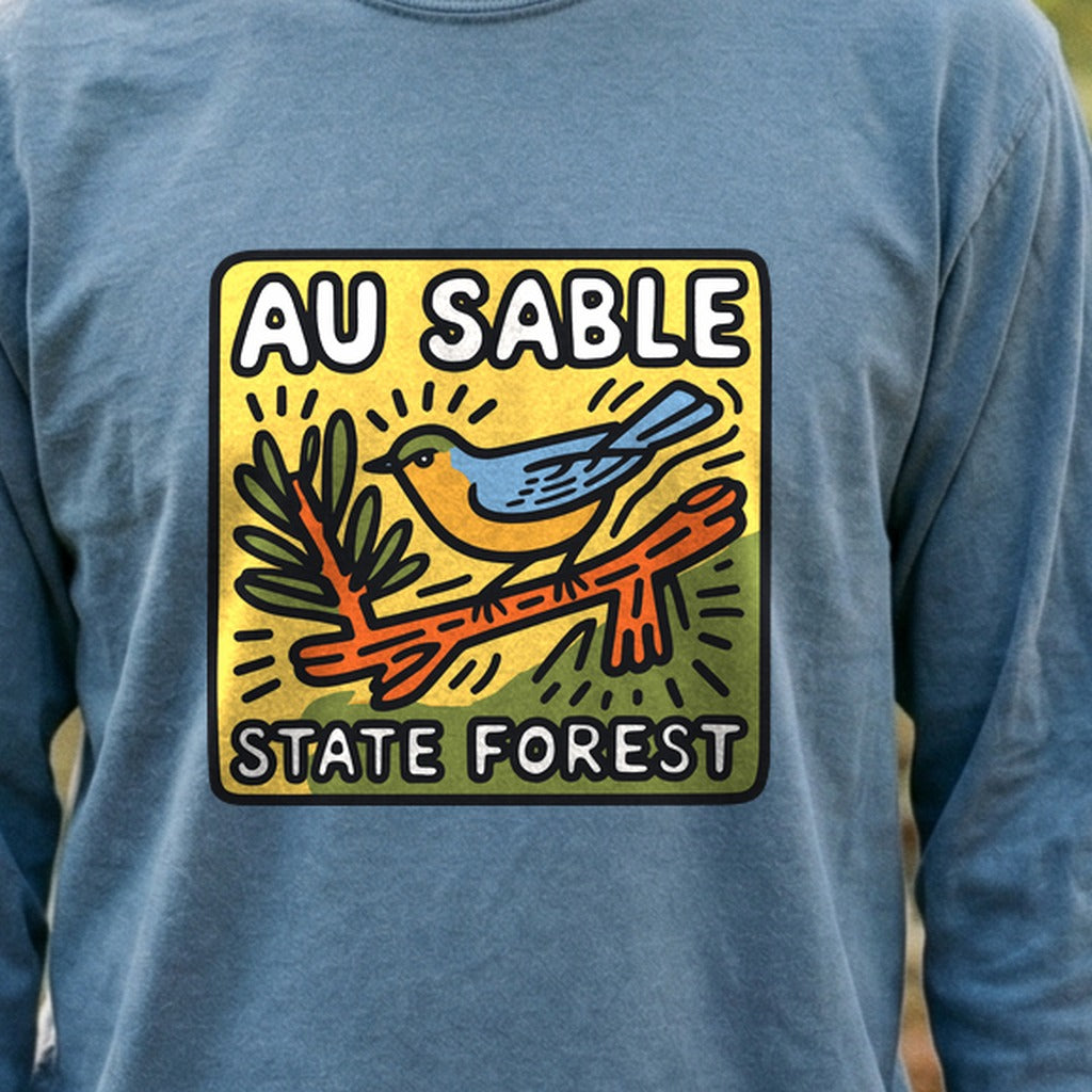 Au Sable State Forest Cotton Long Sleeve product image 3