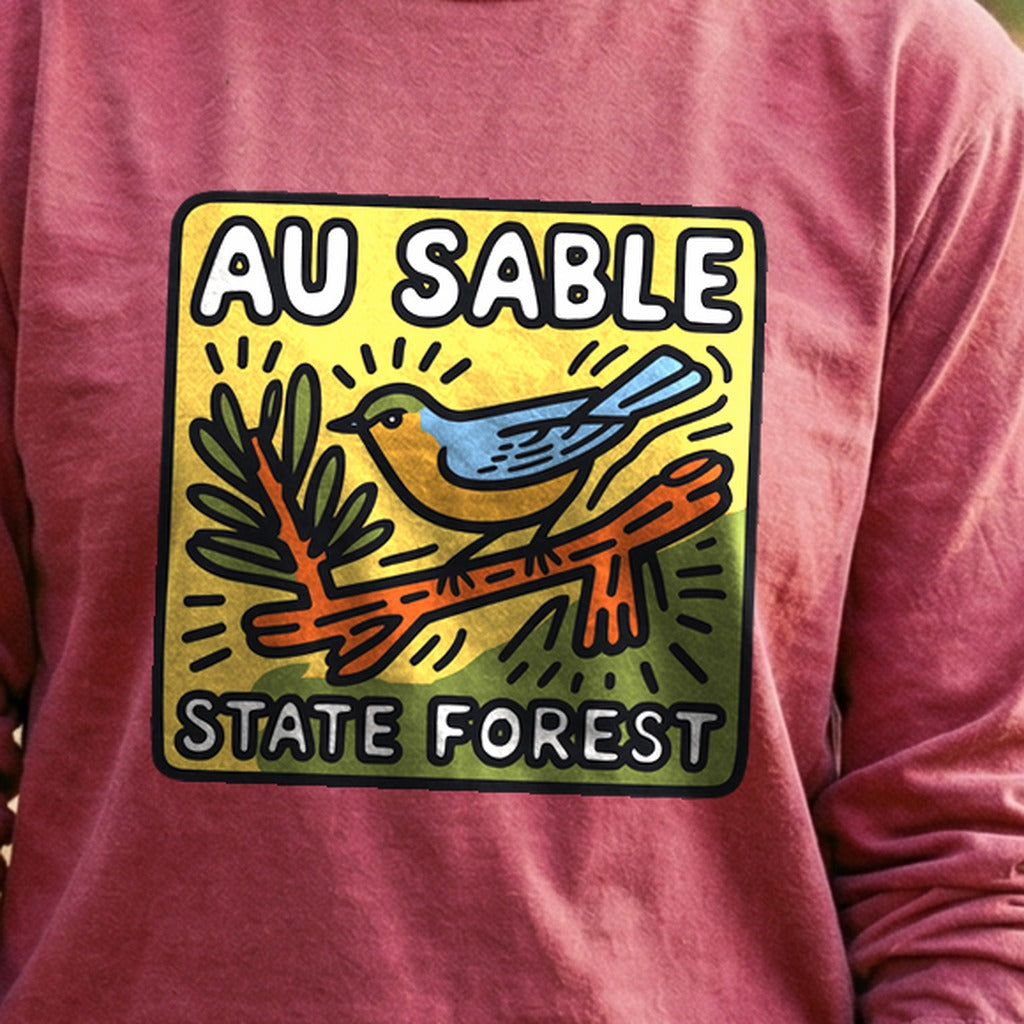 Au Sable State Forest Cotton Long Sleeve product image 5