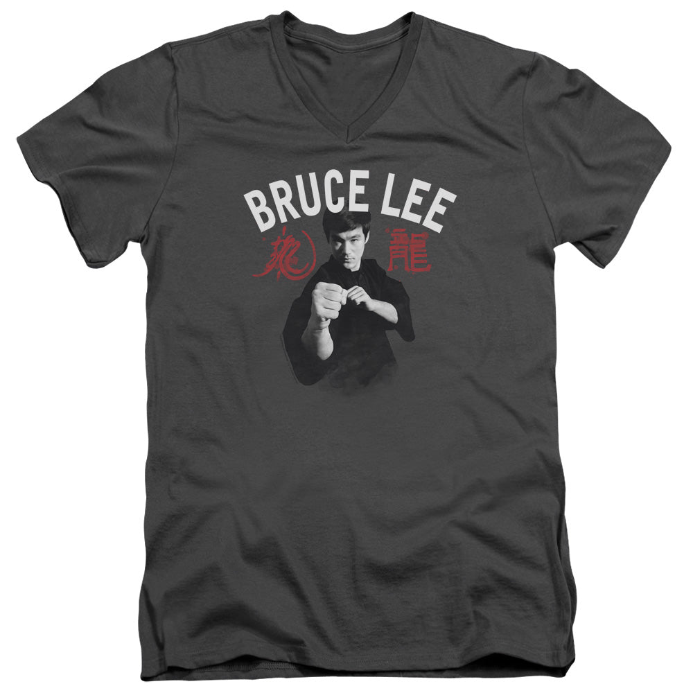 Bruce Lee - Ready Adult Slim Fit V Neck Cotton product image 1