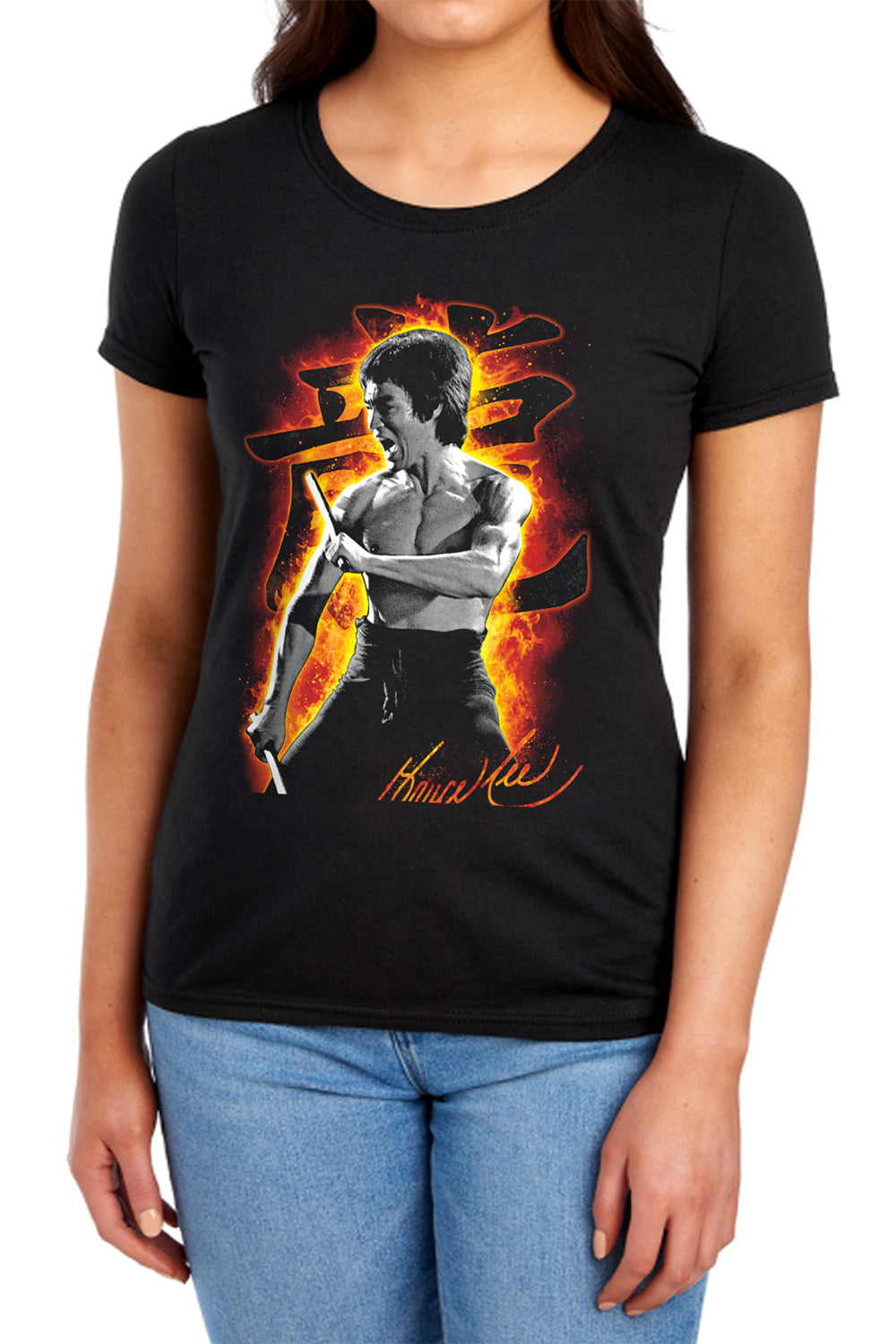 Bruce Lee - Dragon Fire Women's Short Sleeve product image 1