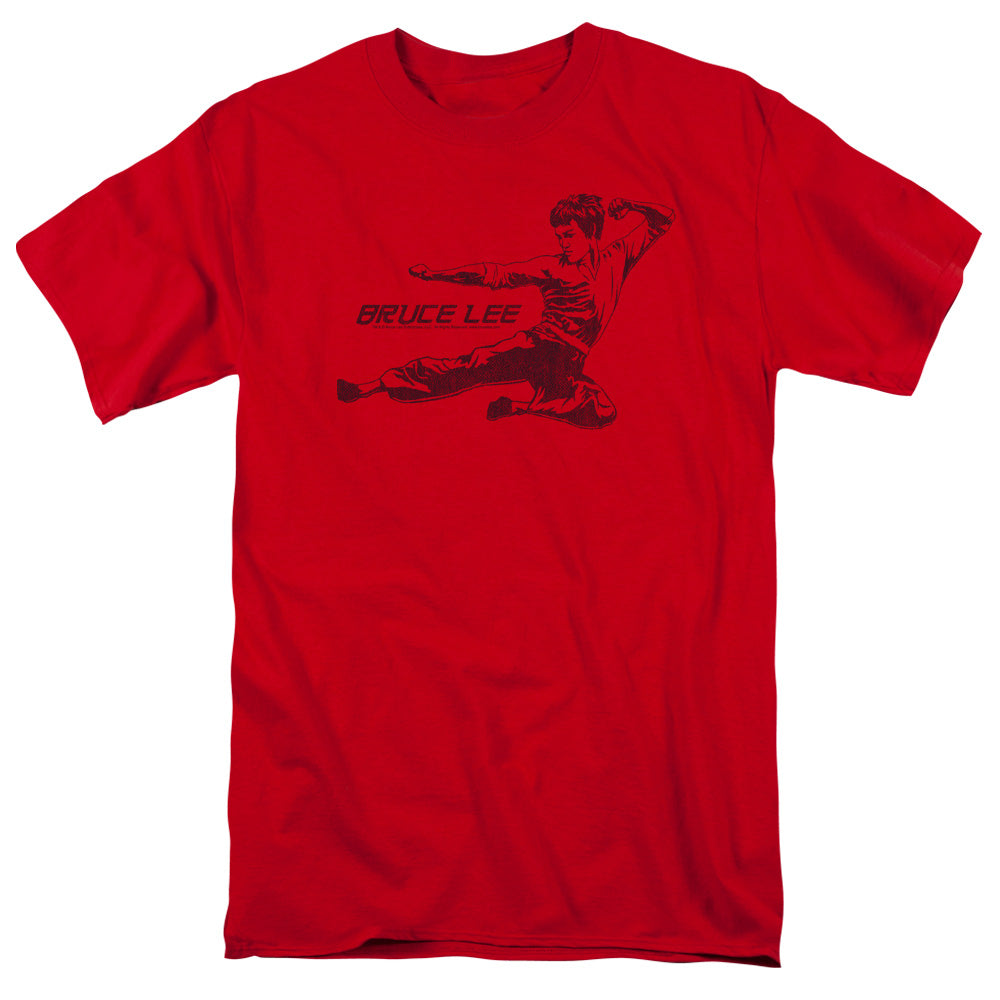 Bruce Lee - Line Kick Adult Regular Fit Short Sleeve product image 1