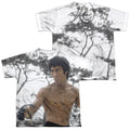 Bruce Lee - Battle Ready (Front - Back Print) Youth Short product image 1