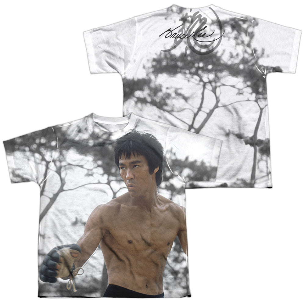 Bruce Lee - Battle Ready (Front - Back Print) Youth Short product image 1