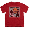 Bruce Lee - Comic Panel Youth Short Sleeve product image 1