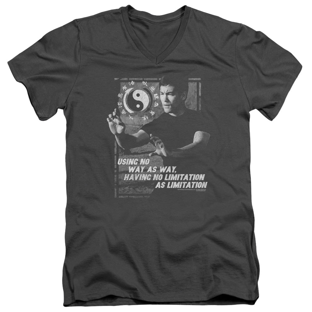 Bruce Lee - No Way As A Adult Slim Fit V Neck Cotton product image 1