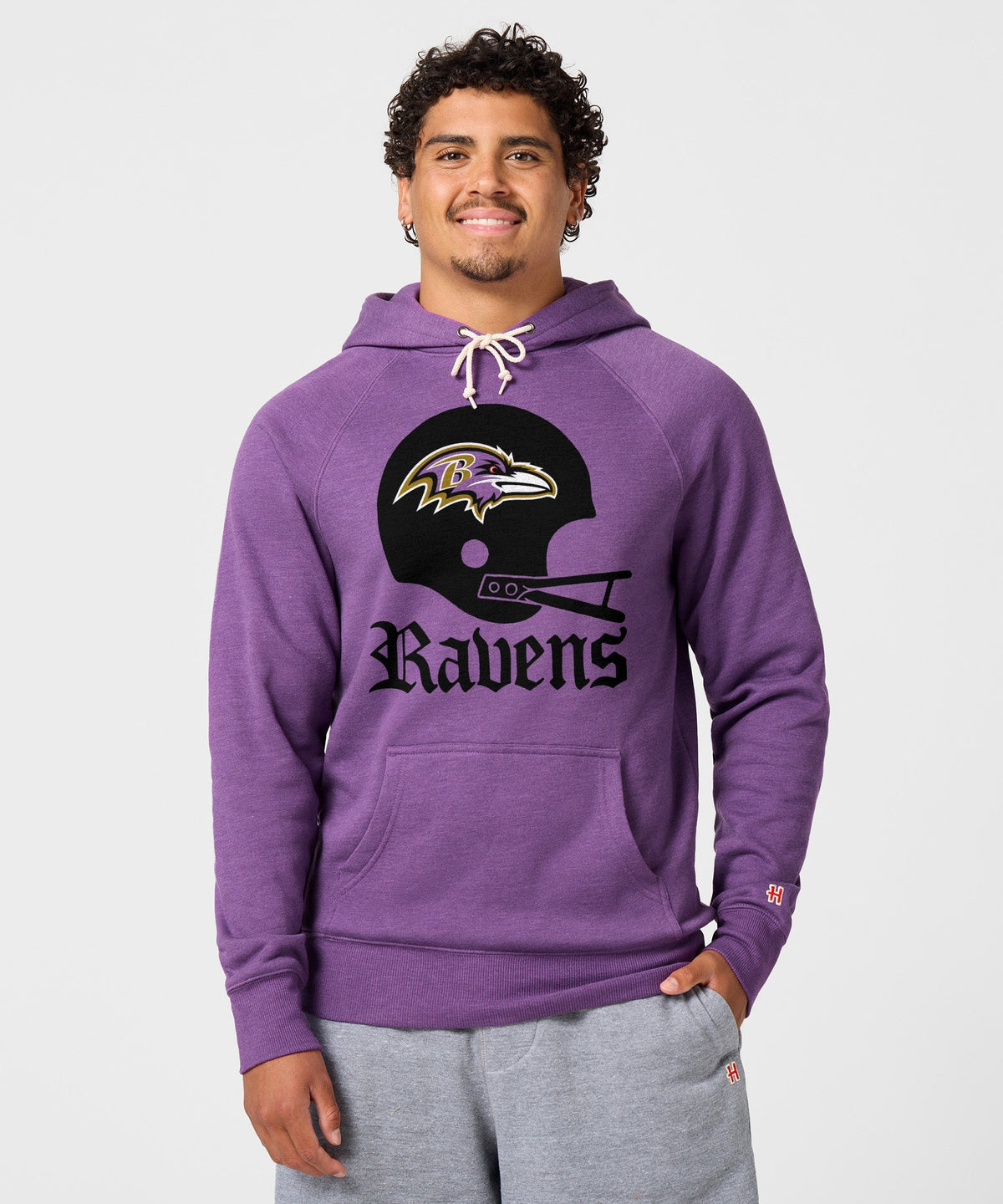 Baltimore Ravens Big Helmet Hoodie product image 3