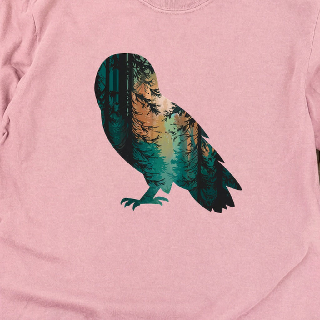 Barn Owl Silhouette Cotton Long Sleeve product image 8
