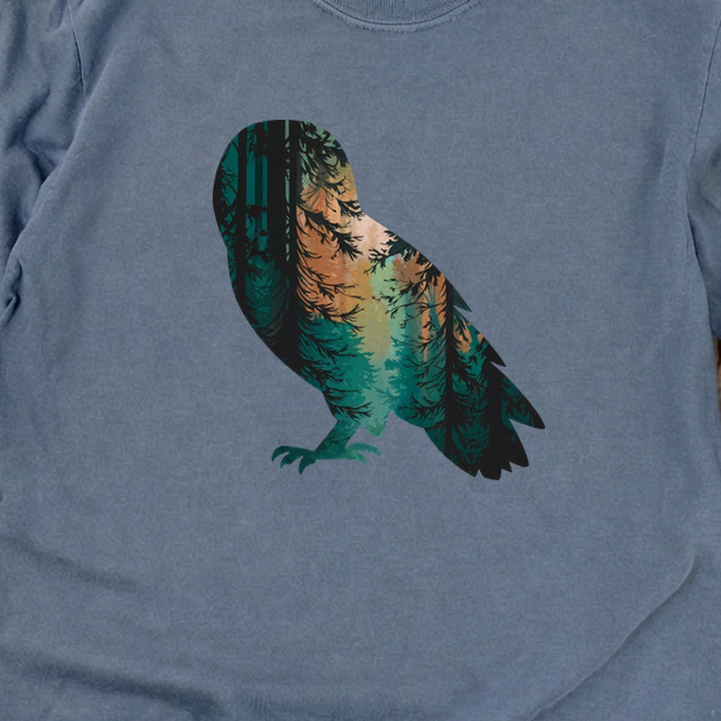Barn Owl Silhouette Cotton Long Sleeve product image 10