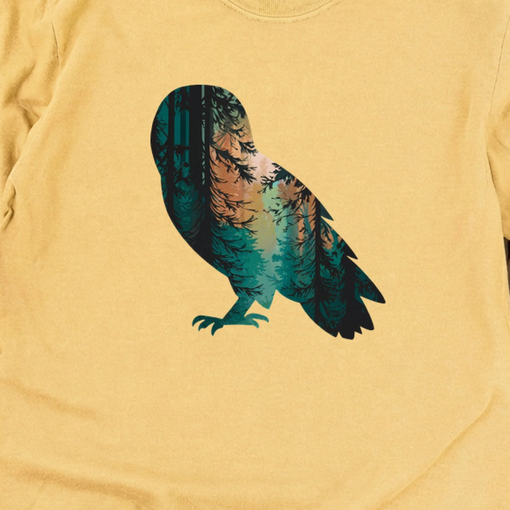 Barn Owl Silhouette Cotton Long Sleeve product image 12