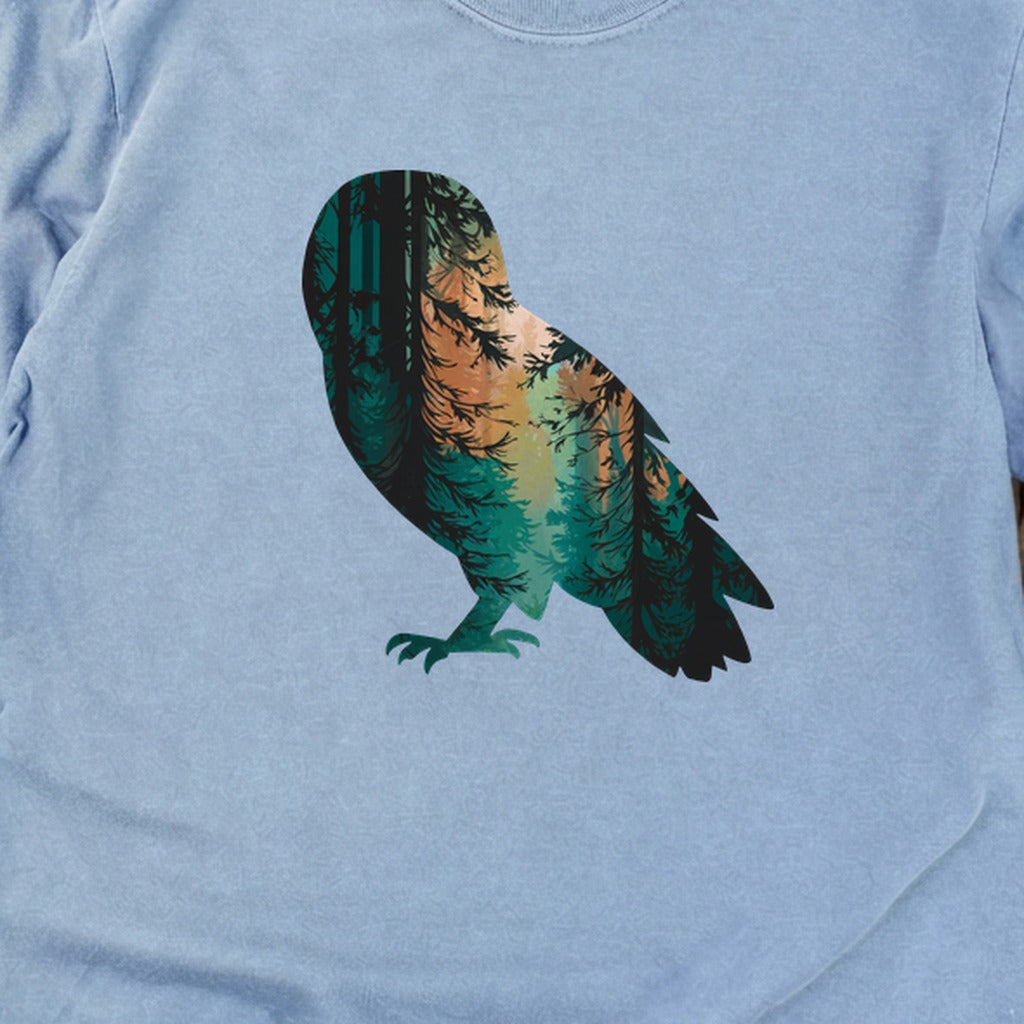 Barn Owl Silhouette Cotton Long Sleeve product image 14