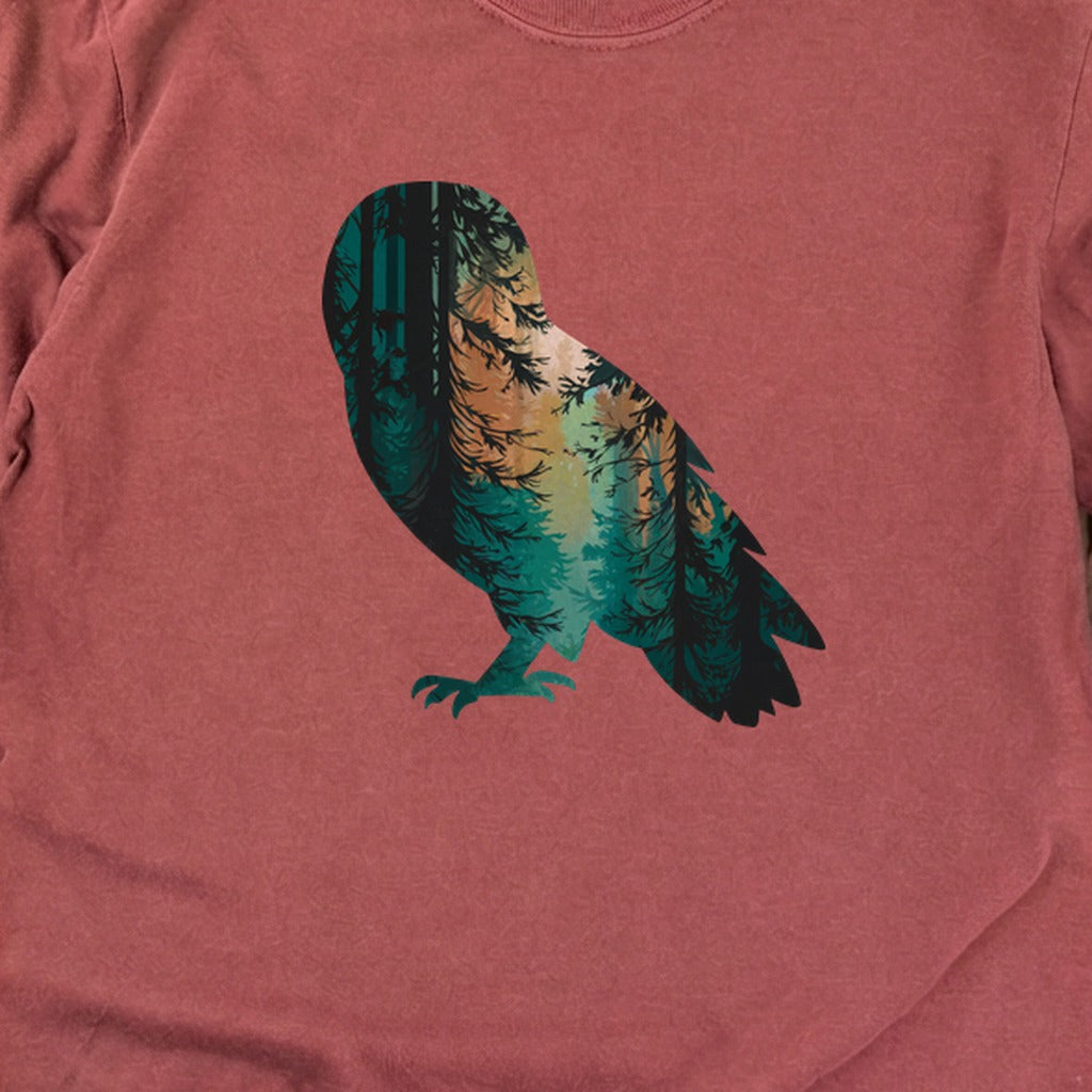 Barn Owl Silhouette Cotton Long Sleeve product image 16