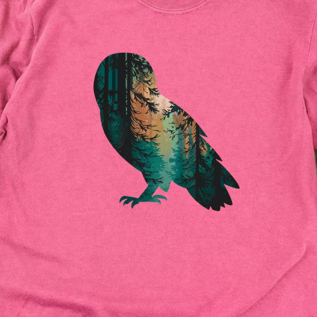 Barn Owl Silhouette Cotton Long Sleeve product image 18