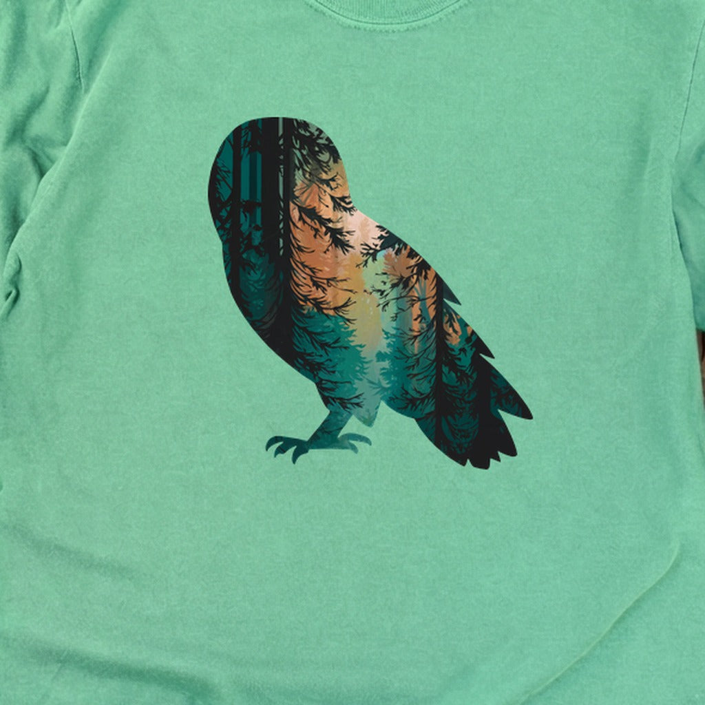 Barn Owl Silhouette Cotton Long Sleeve product image 20