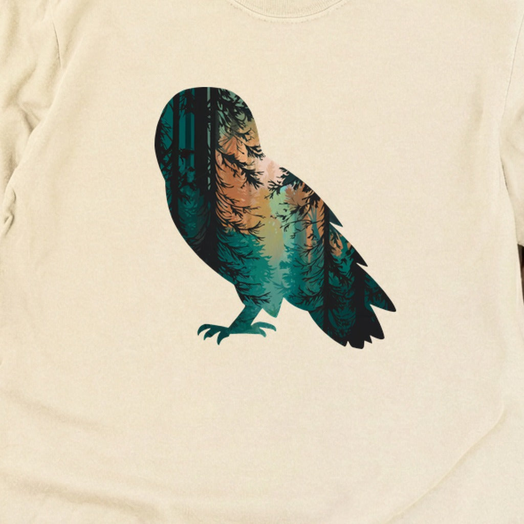 Barn Owl Silhouette Cotton Long Sleeve product image 22