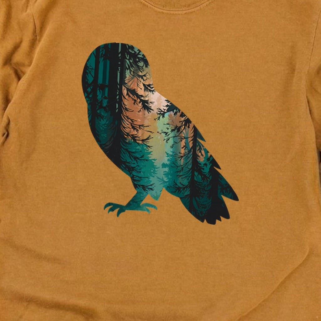 Barn Owl Silhouette Cotton Long Sleeve product image 24