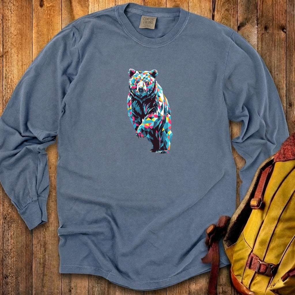 Bear Mosaic Cotton Long Sleeve product image 1