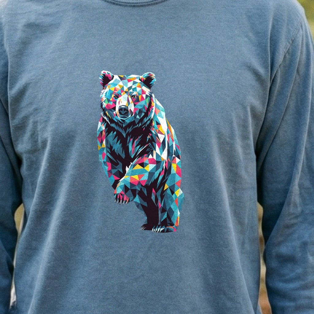 Bear Mosaic Cotton Long Sleeve product image 3