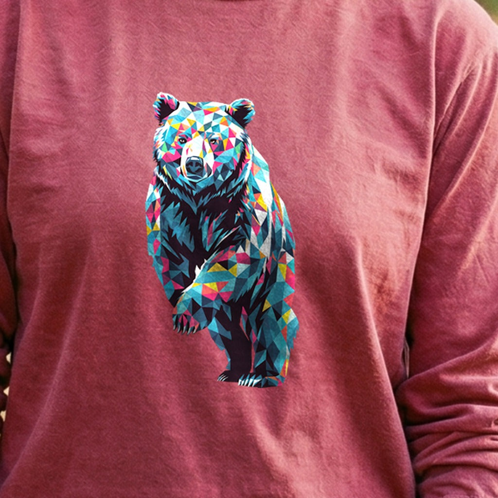 Bear Mosaic Cotton Long Sleeve product image 5