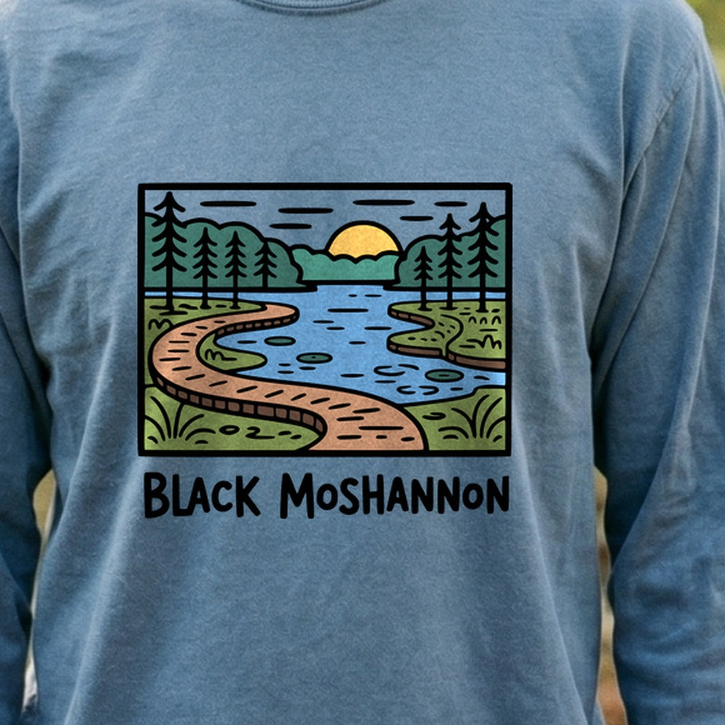 Black Moshannon State Park Cotton Long Sleeve product image 3