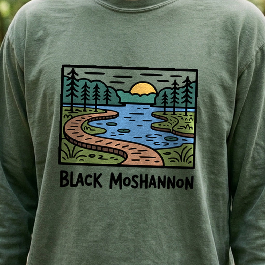 Black Moshannon State Park Cotton Long Sleeve product image 4