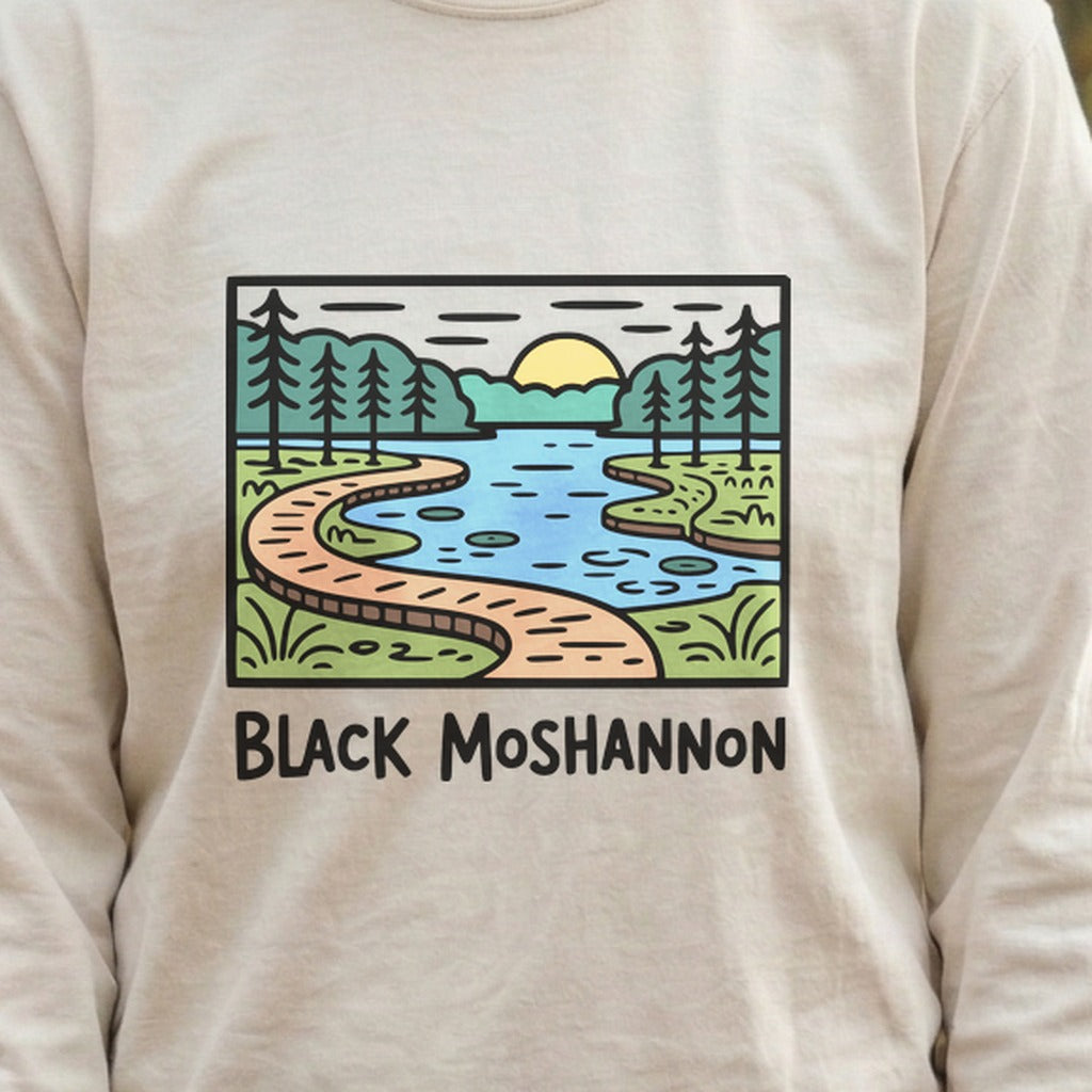 Black Moshannon State Park Cotton Long Sleeve product image 6