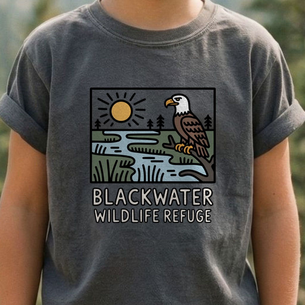 Blackwater National Wildlife Refuge Eagle Kids Cotton product image 4