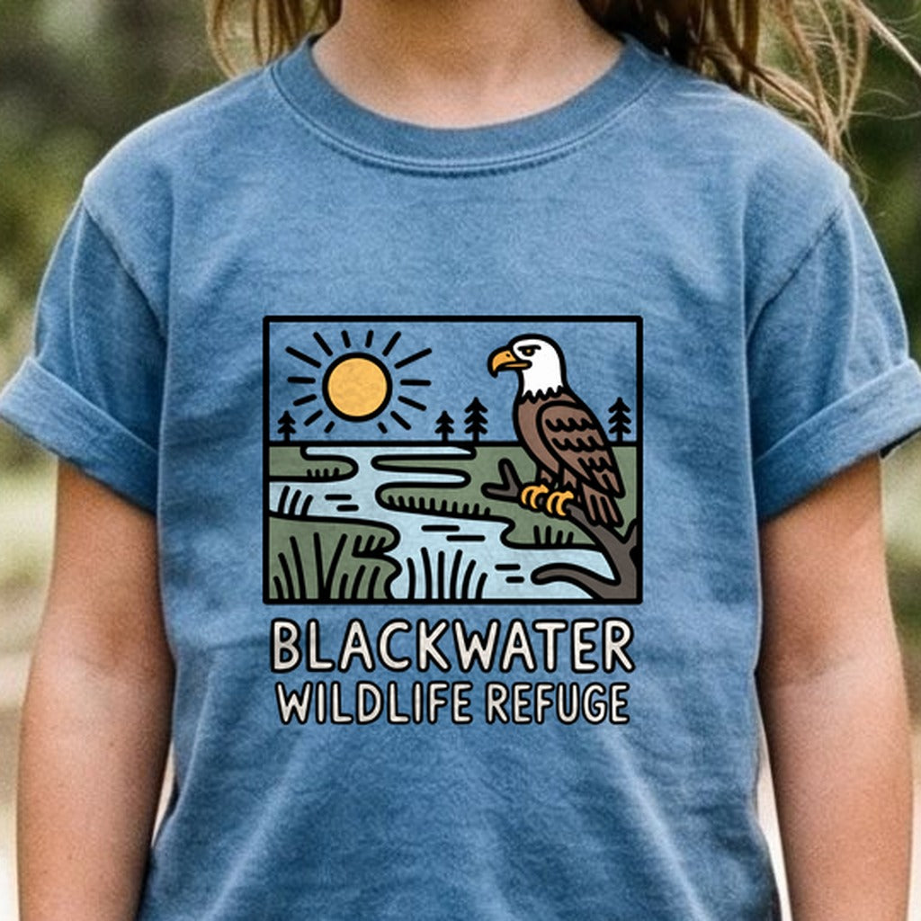 Blackwater National Wildlife Refuge Eagle Kids Cotton product image 3