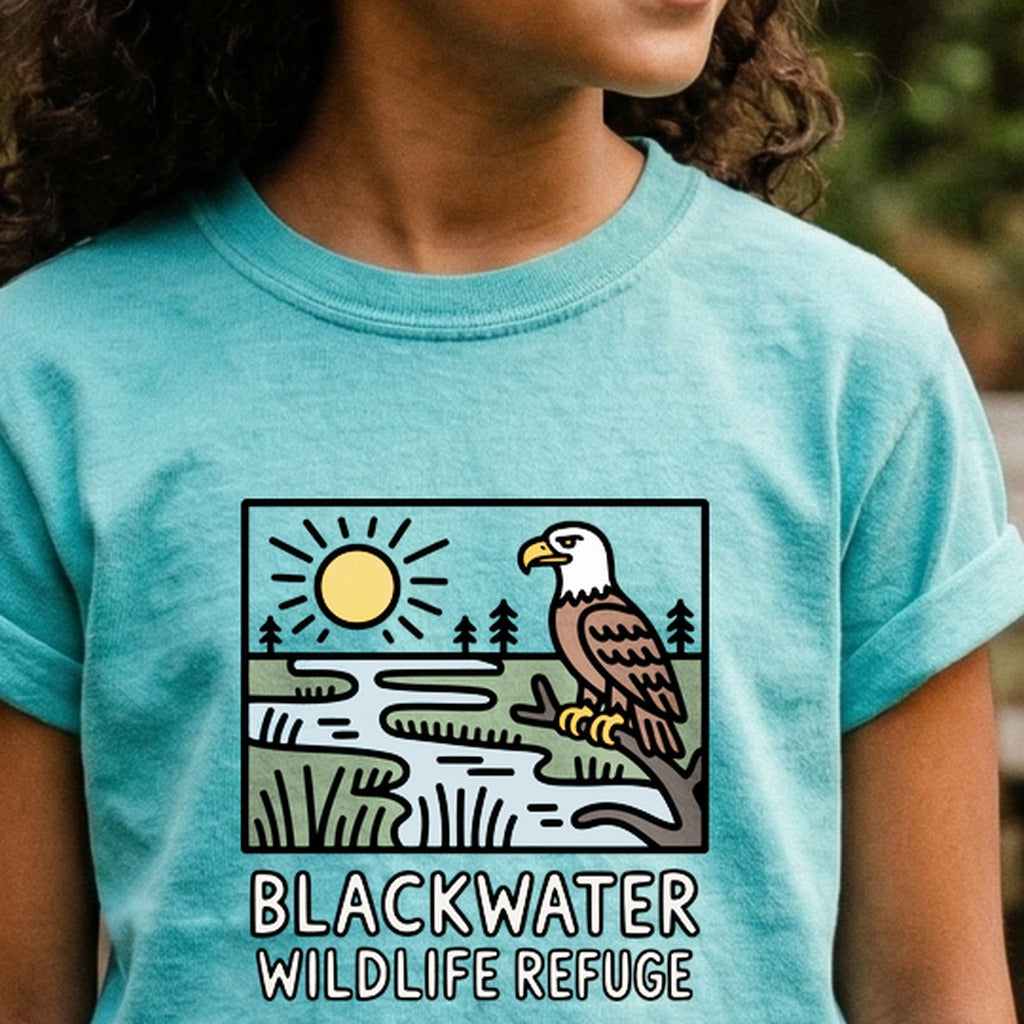 Blackwater National Wildlife Refuge Eagle Kids Cotton product image 6