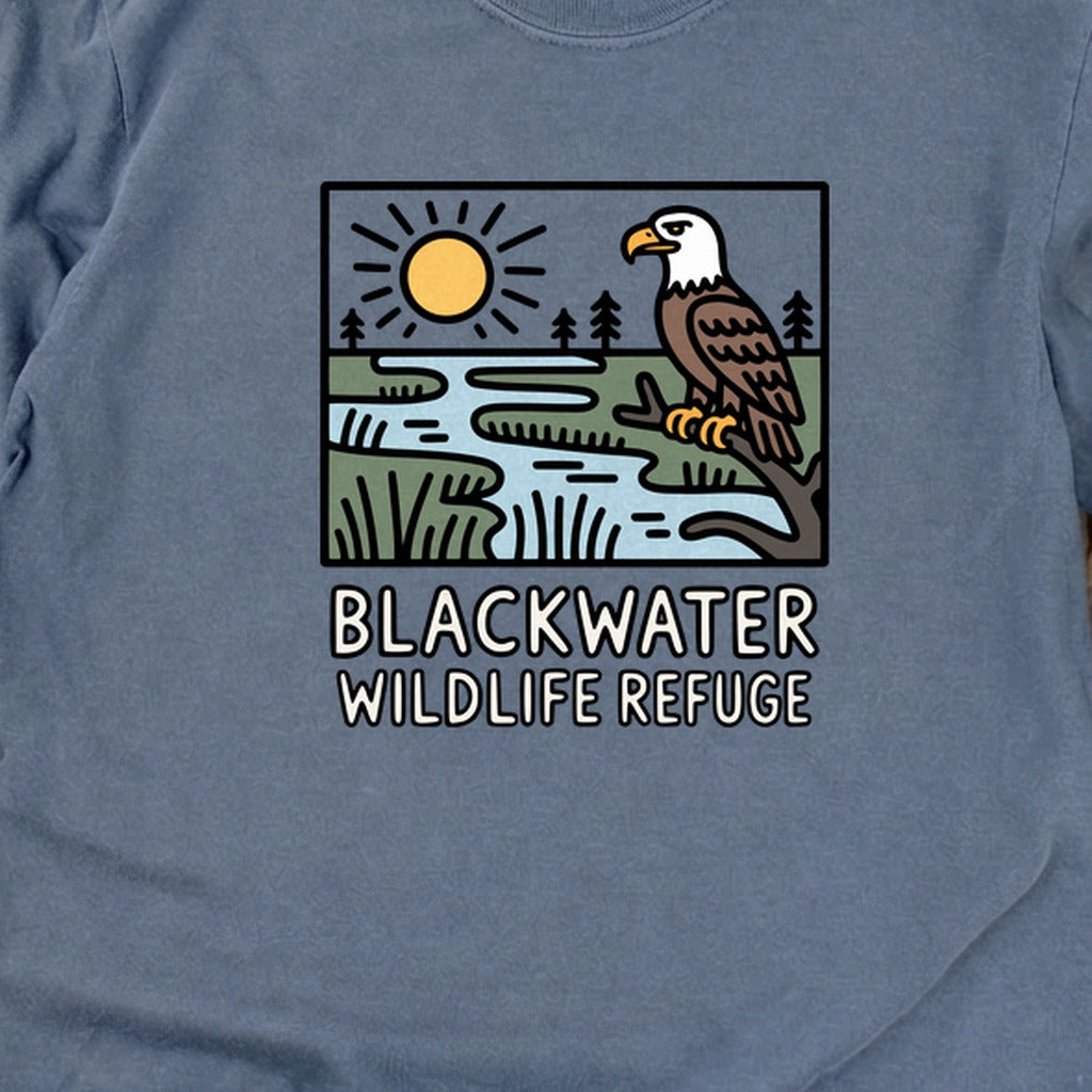 Blackwater National Wildlife Refuge Eagle Cotton Long Sleeve product image 2